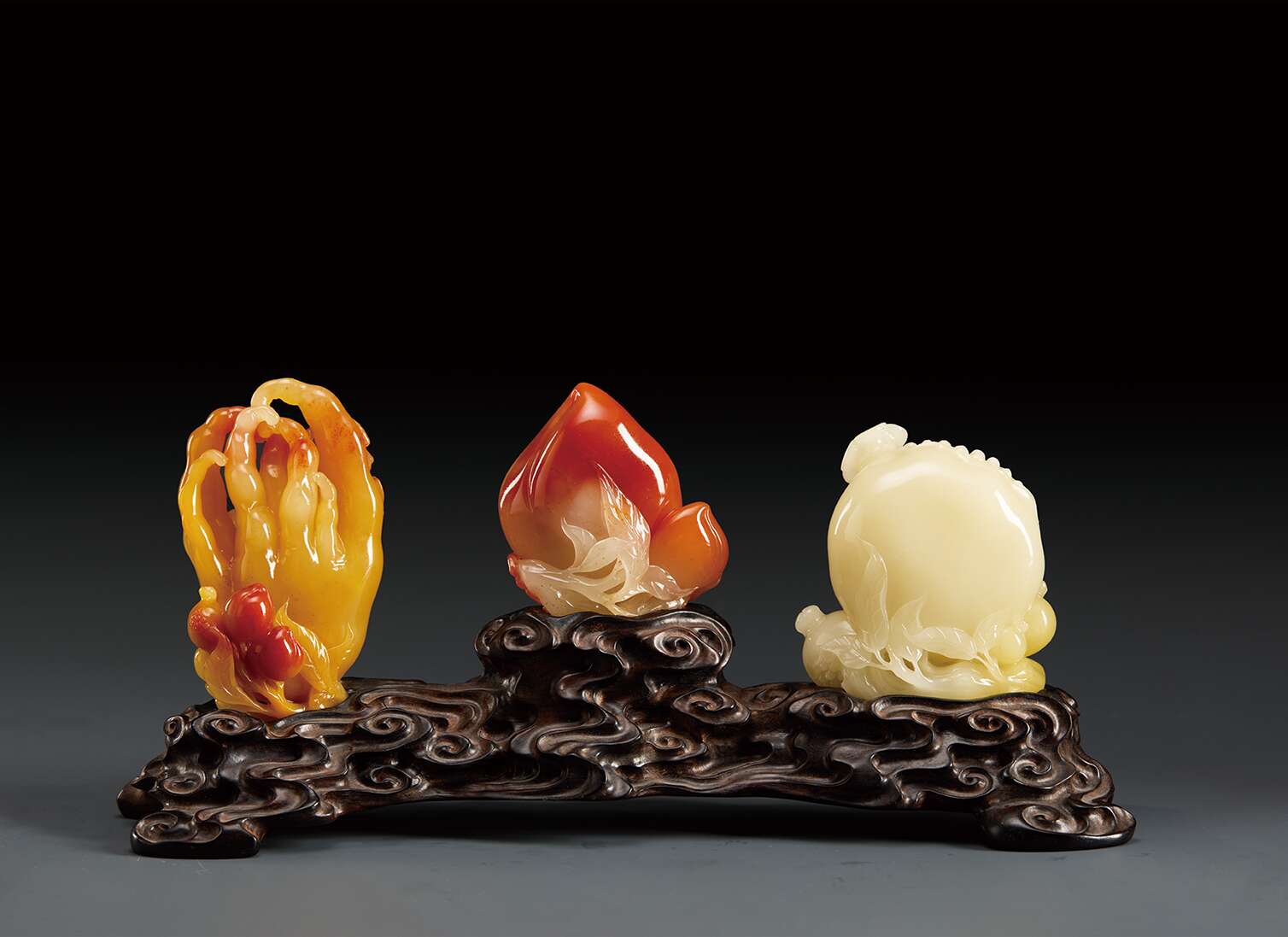 祝三多三件套摆件